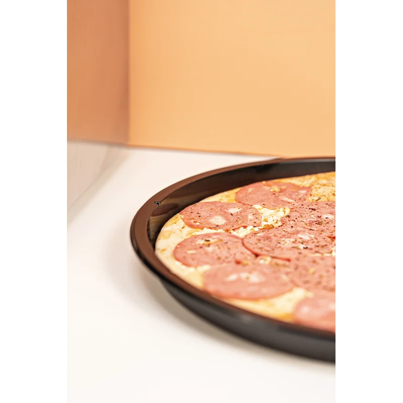 Forma para Pizza G230PR 30cm Linha Forno Galvanotek SKU G230PR - embalagem Galvanotek